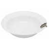 Porcelain Vegetable Bowl w/Pewter_Ginkgo Leaf