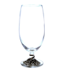 Water Goblet w/Pewter Grape