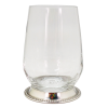 LEXINGTON HI BALL GLASS PEWTER Bead BASE, 370 ML.