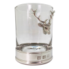 Brandy Glass w/ Pewter Base_Deer