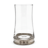 WATER GLASS_ALOHA w/PEWTER BASE
