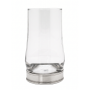 WATER GLASS_ SCIROCCO HI BALL w/PEWTER BASE