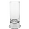 Water Hi Ball Glass w/ Pewter Base_Bead