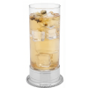 Water Hi Ball Glass w/ Pewter Base_Bead