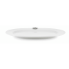 Porcelain Oval Platter 33 cms. w/Pewter Grape Medal