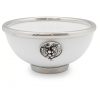 Porcelain Bowl 13 cms. w/Pewter Décor_Grape