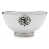 Porcelain Small Bowl  w/Pewter Décor_Grape