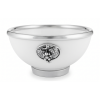Porcelain Small Bowl  w/Pewter Décor_Grape