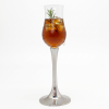 Tulip Glass Pewter Leg