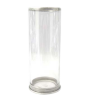 Glass Pillar Candleholder