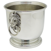 Pewter Ice Bucket_Lion Handle