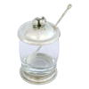 Glass Jam Jar Fruit Lid w/Spoon