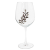 Wine Glass w/Pewter Olive Branch Medal