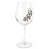 Wine Glass w/Pewter Olive Branch Medal
