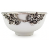 Porcelain Bowl 12.5 cms. w/ Pewter Olive Branch Décor