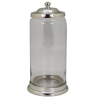 Glass Jar Pewter Lid and Base H: 22 cms.(copy)(copy)(copy)