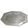 Pewter Octagon tray 60 cms.