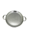 Pewter Oval Serving Tray 28 cms.