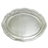 Pewter Oval Tray Chippendale 30 cms.