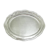 Pewter Oval Tray Chippendale 24 cms.