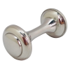 Pewter Dumbbell Rattle