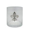Glass with Pewter Medal_Short