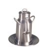 Pewter Milk Tank w/Plate_Size M