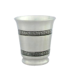 Pewter Shot Glass_Greek key design