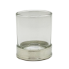 Shot Glass w/Pewter Base