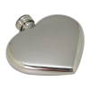 Pewter Heart Hip Flask