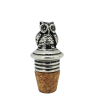 Bottle Cork / Pewter Owl Décor