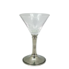 Martini Glass w/Pewter Stem