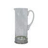 Glass Jug / Pewter Décor