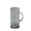 Glass Jug / Pewter Décor  84 oz