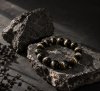 Golden Obsidian Cat's Eye Bracelet | Top Premium