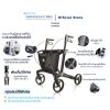 Paramount Bed วอล์คเกอร์ช่วยพยุงเดิน รถเข็นพยุงเดิน รุ่น Gemino 30 Rollator (7100003,7100005)