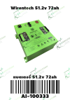 แบตเตอรี่ Wirentech 51.2V 72Ah