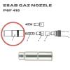 Esab Gas Nozzle Psf 415 Torch Spare Part