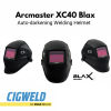 Autodarkening Welding Helmet Cigweld Arcmaster XC40 Blax