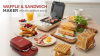  ใหม่!  AT HOME Waffle &amp; Sandwich Maker เครื่องทำวาฟเฟิล 
