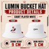 LUMIN Bucket Hat COURT PLAYER WHITE