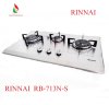 RInnai เตาฝังหน้าสแตนเลส แบบ 3 หัวเตา รุ่น RB-713N-S