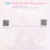 แม่พิมพ์ซิลิโคน CSM S078 Die-Cut Shape Set A / 5 ชิ้น