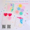 แม่พิมพ์ซิลิโคน S47-S50 ชุด Free Shape Mold 4 แบบ