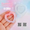 แม่พิมพ์ซิลิโคน Fluffy Shaker S099 หัวใจปุย แบบกลวง