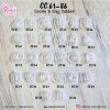 ตัวกดคุกกี้ กดดินปั้น CC 61-86 A-Z Mini Cookie and Clay Cutter Set