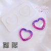 แม่พิมพ์ซิลิโคน Ear 02 ต่างหู หัวใจ