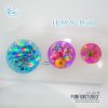 HLM 16 Round / Holographic Mold / 1.5, 2.0, 2.5 cm / Use with Epoxy resin / Silicone Mold