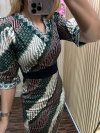 ALTHREE Clothing - TIAR Dress Batik Katun Stretch Wanita Formal Pendek Casual Pesta