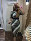 ALTHREE Clothing - TIAR Dress Batik Katun Stretch Wanita Formal Pendek Casual Pesta